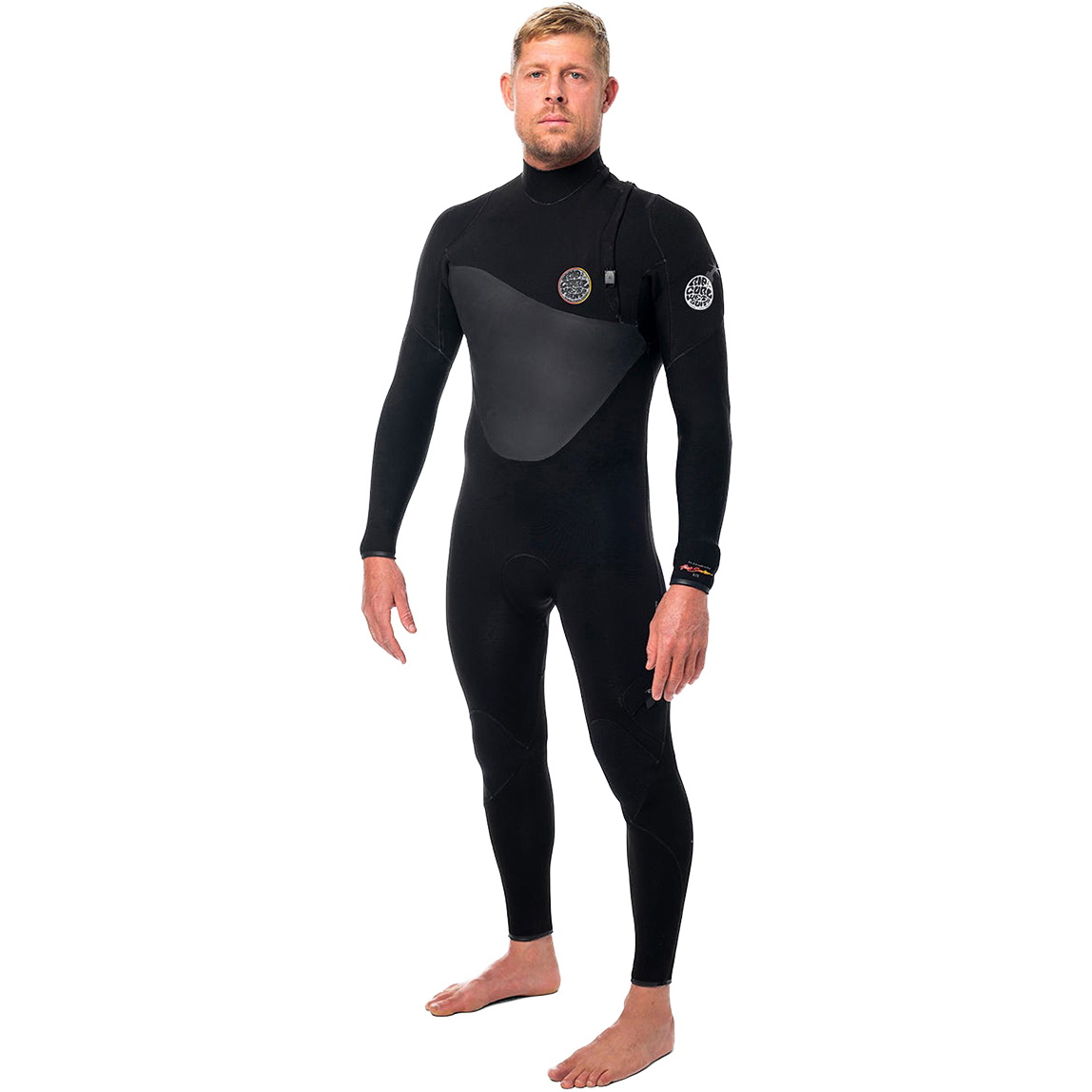 2023 Rip Curl Da Uomo Flashbomb Heatseeker 5/3mm Zip Free Muta WST5VF - Black